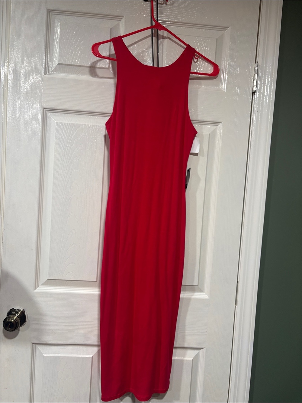 Shinestar Red Sleeveless Maxi Dress
